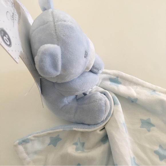 NEW Lovey Security Blanket Soft Baby Toy Little Blue Bear Gift 6M+ | Rene Rofe - Picture 2 of 11